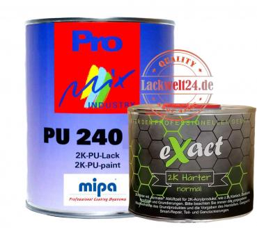 MIPA 2K-RAL-Lack, RAL Classic Wunschfarbton (200 Farben), 1kg + 0,5 Liter Härter, GLÄNZEND